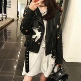 Autumn Biker Leather Jacket