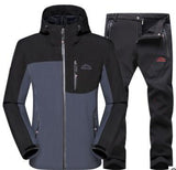 Autumn Shark Skin ( soft shell pant-suit )