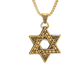 Vintage Hexagram Titanium Steel Pendant