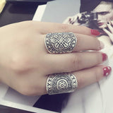 4PCS/Set Punk Boho Ring Sets
