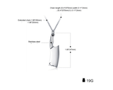 Stainless Steel Necklace Colorful Flare