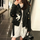 Autumn Biker Leather Jacket