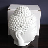Black Buddha Head  Ceramic Aromatherapy Furnace