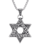 Vintage Hexagram Titanium Steel Pendant