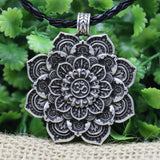 Tibet Mandala Pendant - (SELF-DEFENSE CHAIN ATTACHABLE - SEE DESCRIPTION FOR COMPATIBILITY)