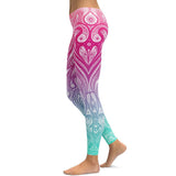 Pink+Turquoise Mandala Weave Yoga