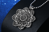 Tibet Mandala Pendant - (SELF-DEFENSE CHAIN ATTACHABLE - SEE DESCRIPTION FOR COMPATIBILITY)