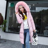 Feather Padded Long Coat