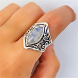 Moon Stone Ring