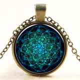 Flower of Life - Om Yoga Chakra Pendant- Free with Purchase