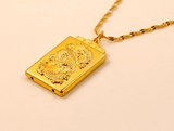 Buddha Light Sparks Small Golden Buddha Pendant