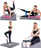 2pcs Colorful  Resistance Band Loop Yoga