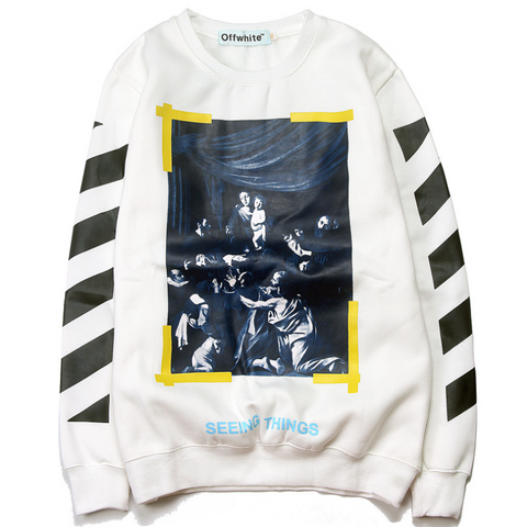 Angel Loose Couple Hooded Turtleneck Sweater