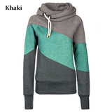 Women's Color Block Pullover Hoodies