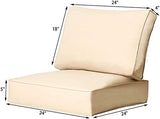 Creative Living Blue-2Cushion Patio Loveseat Set, Deep Seat Outdoor Cushion, 4PC, Blue