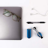 CarbonKlean Peeps Eyeglass Lens Cleaner - Efficient and Durable Carbon Microfiber Technology - Exclusively Used by NASA - 500 Uses (Red Soft Touch) 3 Pack