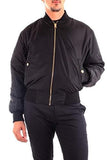 Versace Jeans Couture Baroque Print Full Zip Blue/Black Bomber Winter Reversible Jacket-S for Mens