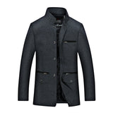 Men's Stand Collar Casual Jacket