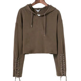 Women's Fall Nine-Point Hoodie Sweatshirt