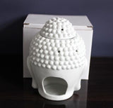 Black Buddha Head  Ceramic Aromatherapy Furnace
