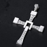 Titanium Necklace and  Pendant Cross .925