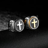 Metrosexual Retro Titanium Ring Punk Domineering