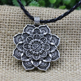 Tibet Mandala Pendant - (SELF-DEFENSE CHAIN ATTACHABLE - SEE DESCRIPTION FOR COMPATIBILITY)