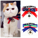 Cute Puppy Kitten  Tie Bell Bowtie