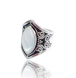 Moon Stone Ring