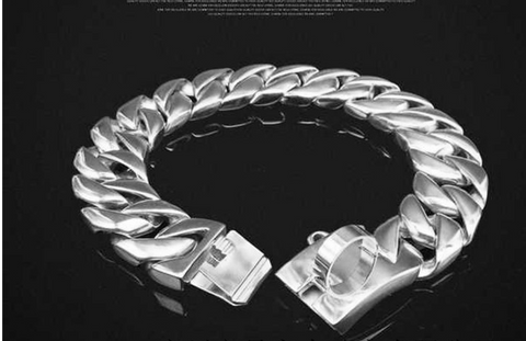 Gold Plated Miami Cuban Link Dog Collar Jewelry