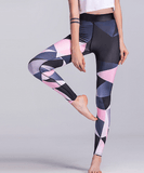 Women Elastic Printed Yoga Pants