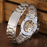 Manual Mechanical Watch (Gold Band)