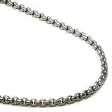 Titanium 4MM Box Chain Link Necklace 20"