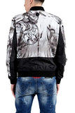 Versace Collection Men's Multi-Color Full Zip Windbreaker Jacket Size US L IT 52