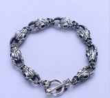 Biker Vintage Argent Bijoux 21 cm