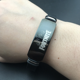 Fortnite Stainless Steel Bracelet Laser Print Silicone Bracelet