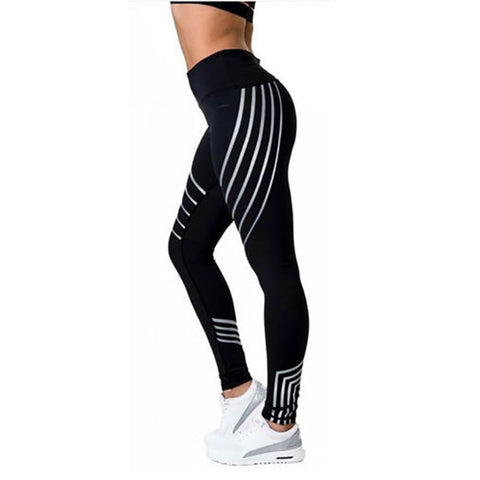 Reflective Sport Yoga Pants Women Fitness Gym Leggings
