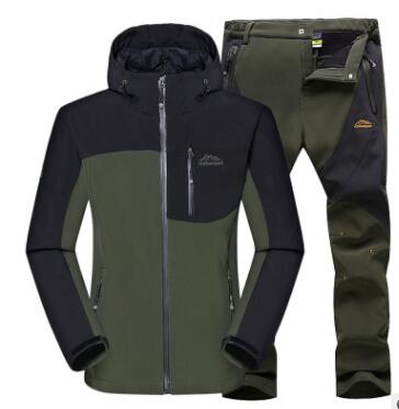 Autumn Shark Skin ( soft shell pant-suit )