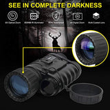 Bestguarder WG-50Plus 6x50mm WiFi Digital Night Vision Infrared IR Monocular with 32G Memory and Camera & Camcorder Function Takes 30mp Photo & 720p Video from 1300ft for Night Hunting or Viewing