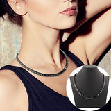 38 Titanium Magnetic Cross Necklace for Men Large Width Titanium Fashion Also has a Healthy Function, Gift Selection (Black, 19.17 (in)) …