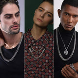 PROSTEEL Stainless Steel Chain Mens Jewelry Collares Hombre Man Chunky Necklace Titanium Steel Collar Men Cuban Link Chain