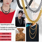 PROSTEEL Stainless Steel Chain Mens Jewelry Collares Hombre Man Chunky Necklace Titanium Steel Collar Men Cuban Link Chain