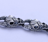 Biker Vintage Argent Bijoux 21 cm