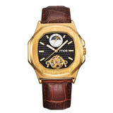 MCE  Leather Watchband Nautilus