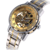 Manual Mechanical Watch (Gold Band)