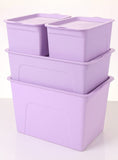 Set of 4  Storage Bins