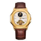 MCE  Leather Watchband Nautilus