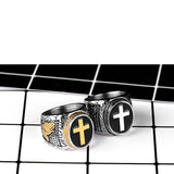 Metrosexual Retro Titanium Ring Punk Domineering