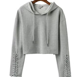 Women's Fall Nine-Point Hoodie Sweatshirt