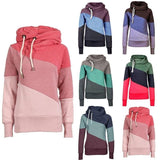 Women's Color Block Pullover Hoodies